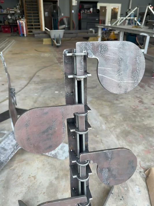 3/8" AR500 Steel Dueling tree